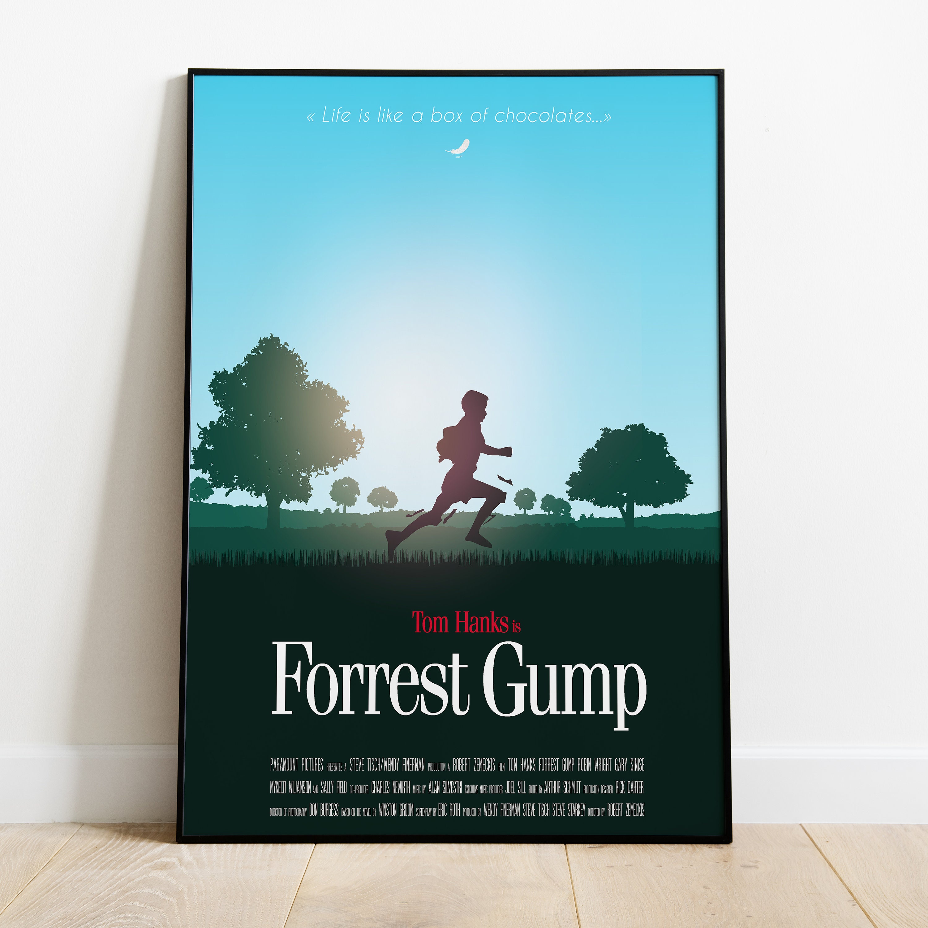 Poster Minimalist Forrest Gump Tom Hanks