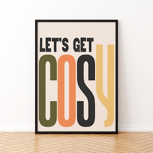 Prendiamo un poster accogliente / autunno / minimalista / autunno / decorazione da parete / decorazione / citazione / testo
