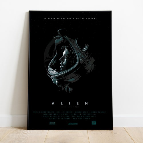 Alien 12 X 18 Minimalist Movie Poster Giclee Print - Etsy