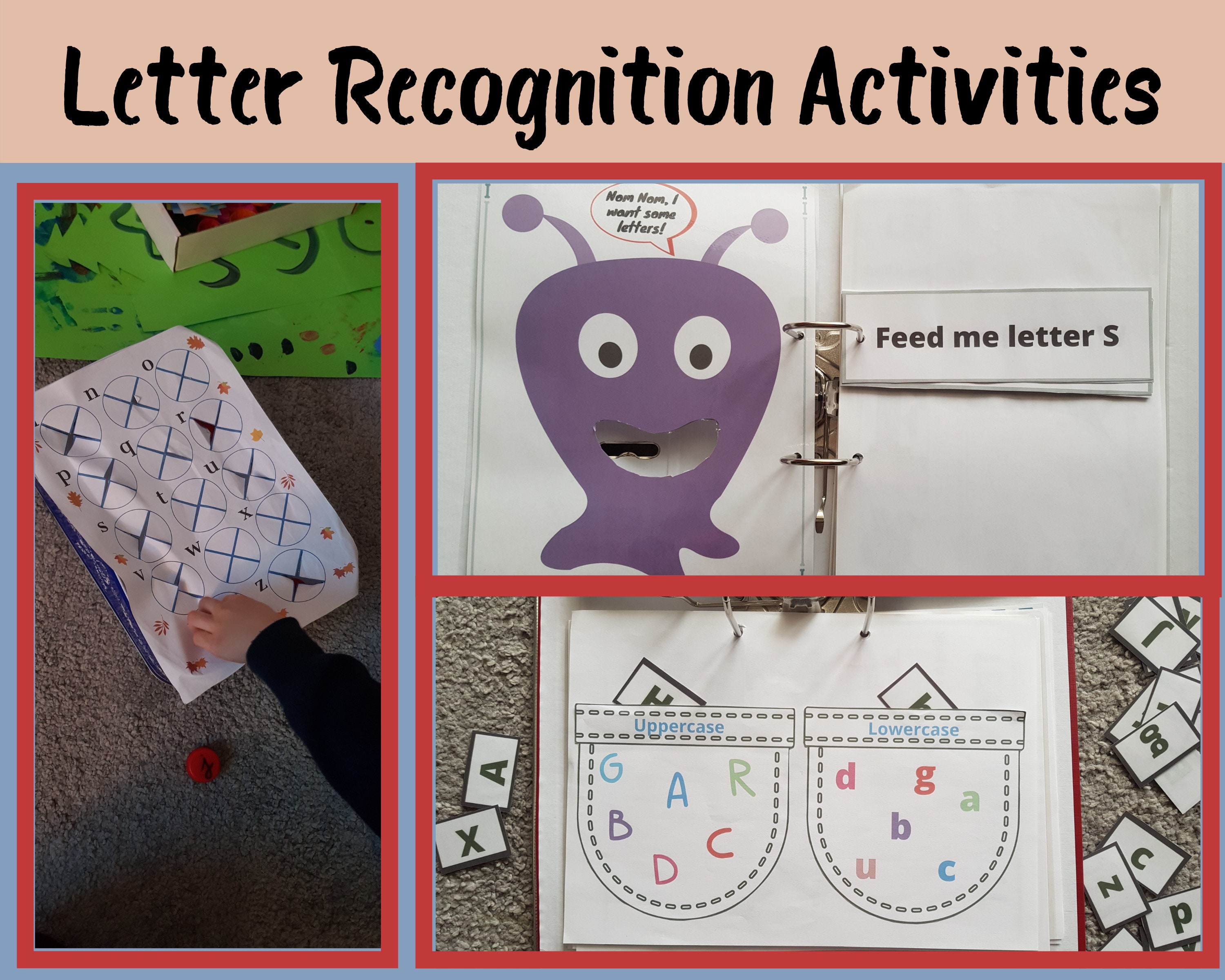 Alphabet Busy Book Preschool Busy Book Printable Learning - Etsy UK