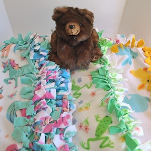 No Sew Fleece Blanket Kits Etsy