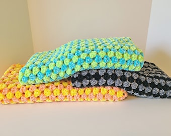Crochet Chenille Blanket