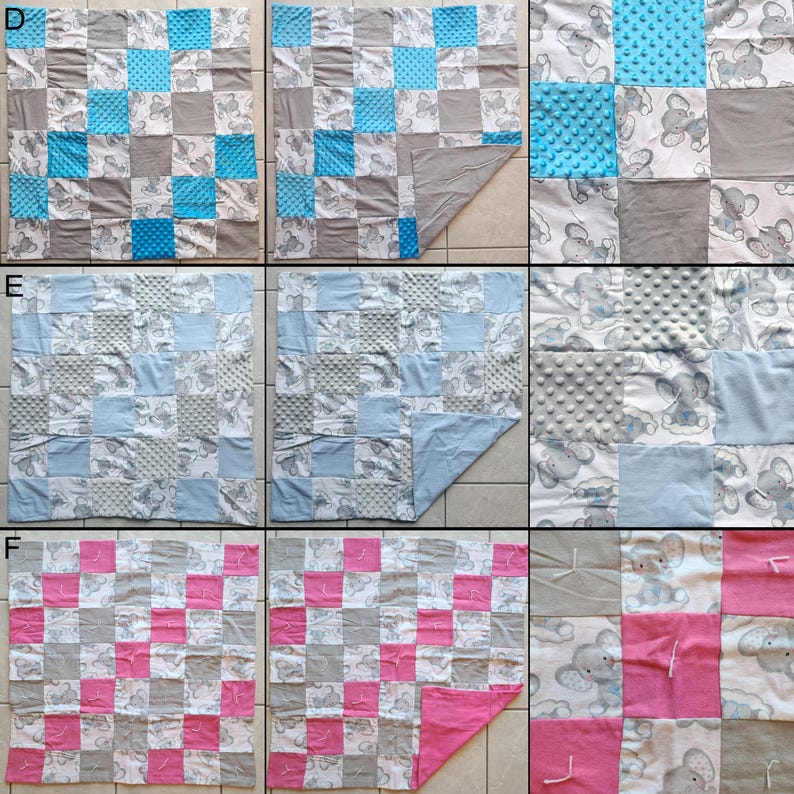Flannel Patchwork Baby Blankets (Part 1) image 3