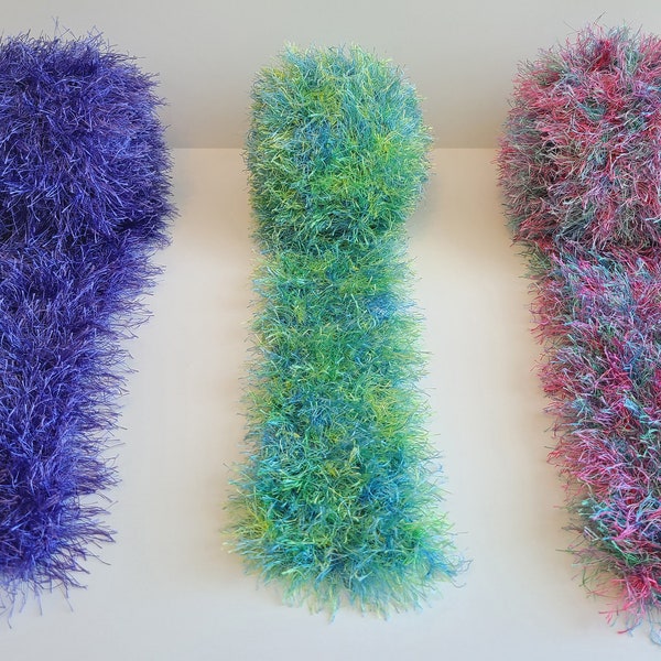 Fuzzy Crochet Scarf