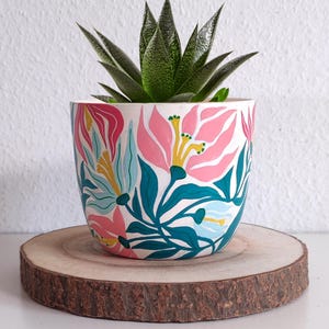 Doniczka ceramiczna, doniczka na kwiaty, doniczka na kwiaty, ceramiczna doniczka na kwiaty, miska na kwiaty, kamionkowa biała doniczka na kwiaty