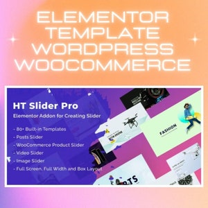 HTSlider Pro Elementor, Envato Elements, Plantilla Elementor WordPress, Plantillas Elementor Pro, Elementor Pro WordPress, Tema Elementor Pro
