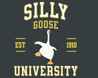 Silly Goose University Svg Png, Mug Sweatshirts & Hoodies, Pink Shirts for Kids Mens Womens