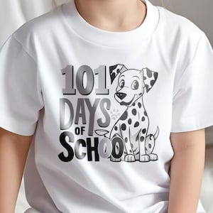 Gemaskerde schooldagen Svg Png, 100 dagen school, ik overleefde 100 dagen, 101 Dalmatiërs png, gesneden bestanden voor Cricut, digitale Instant Download