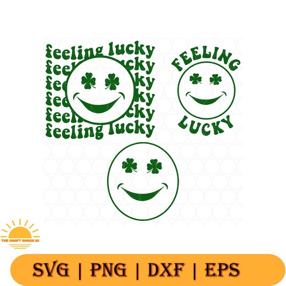 Feeling Lucky SVG file st. patrick's day png file, sublimation file, trendy svg sweatshirt