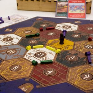 Digital Laser Cut Files Custom Catan-inspired Wooden Game - Etsy