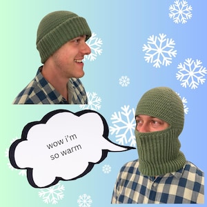 Beanie Balaclava Crochet Pattern