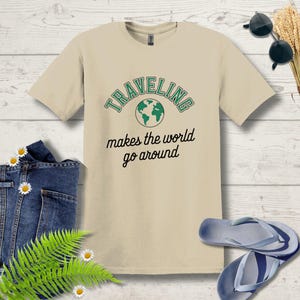 Global Explorer T-Shirt: World Traveller Quote Tee for Adventurers, Travel Lovers & Wanderlust Seekers