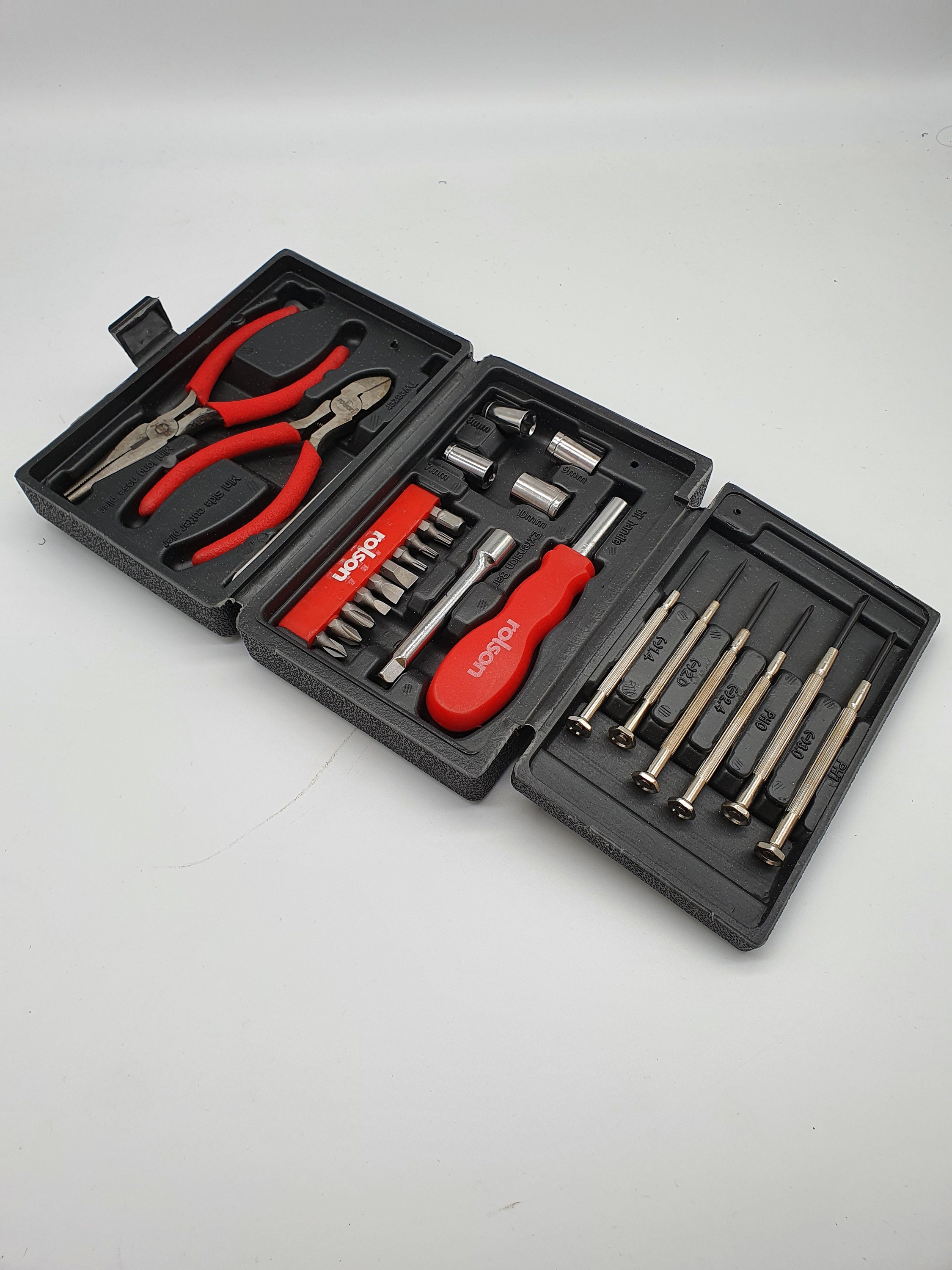 Personalised 26 piece Tool Kit Travel Toolkit Gift for a Etsy.de