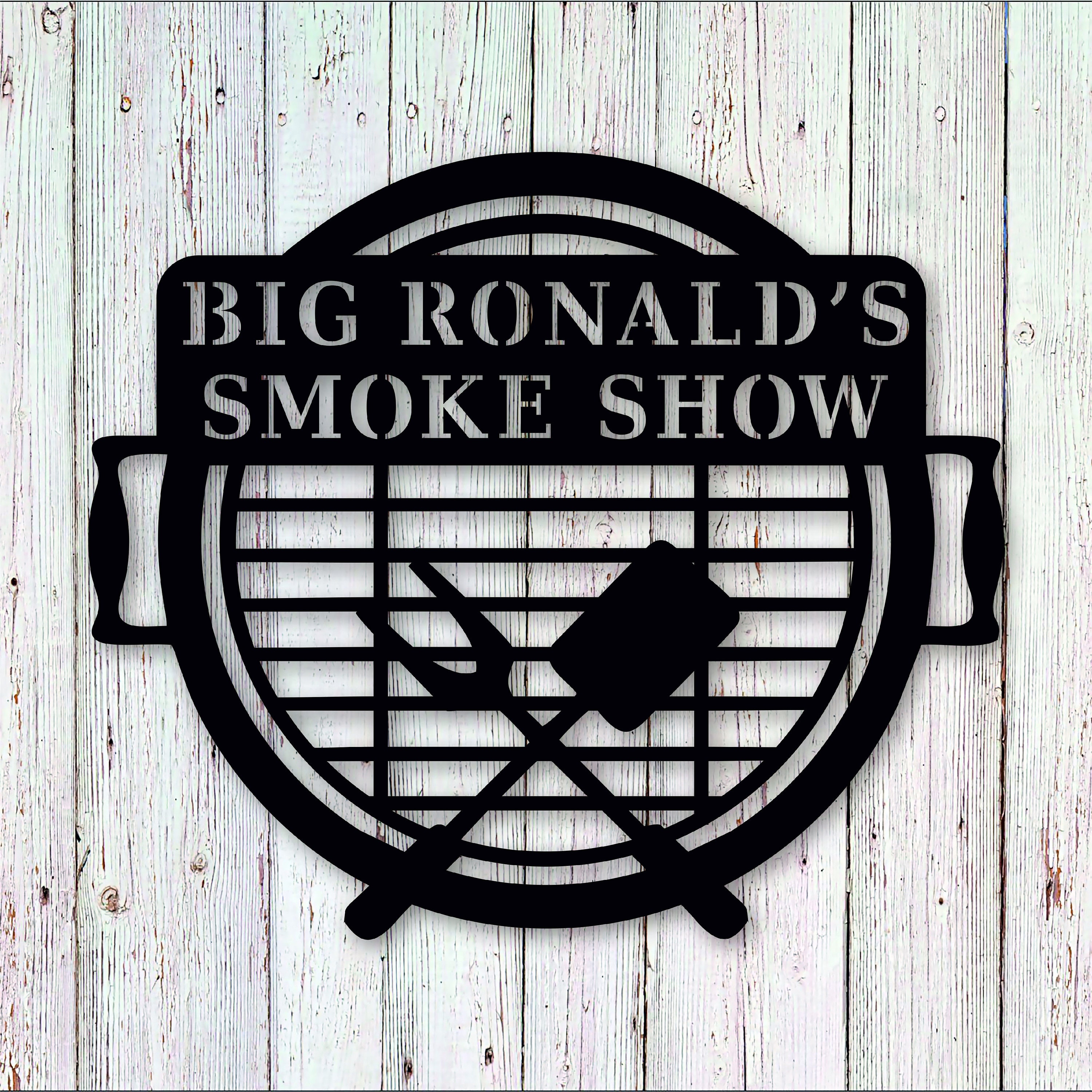 Personalized Backyard BBQ Metal Sign Outdoor Wall Decor Etsy