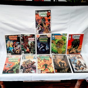 Seltene Vintage 1980er Jahre Swamp Thing DC Sammlerstück Comic Book Magazine Graphic Novels