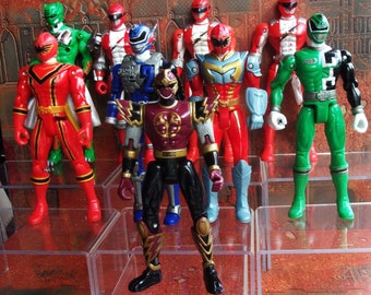 Bandai Power Rangers Action Figures 90s Lot Of 11 Vintage Power