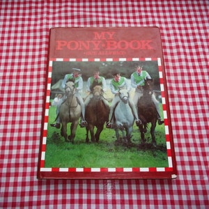 Vintage 1984 My Pony Book by Sue Allfrey Hardback with Unclipped Dust Jacket from the Wardlock Limited series Inc Ponies Breeds + Riding