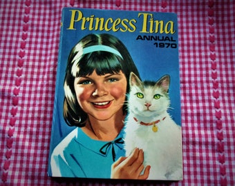 Vintage jaarlijkse prinses Tina 1970 Unclipped Barbie Skipper verjaardagscadeau