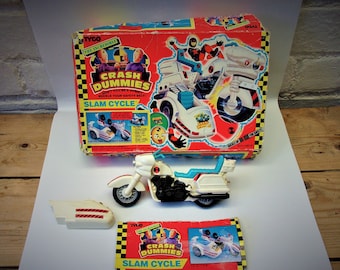 Vintage 1992 Crash Test Dummies Slam Cycle by Tyco in