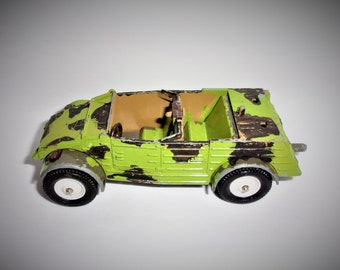 Vintage Kubelwagen WW2 German Staff Car by Britains Ltd Retro Military Toy 1.32 Scale Model Incomplete