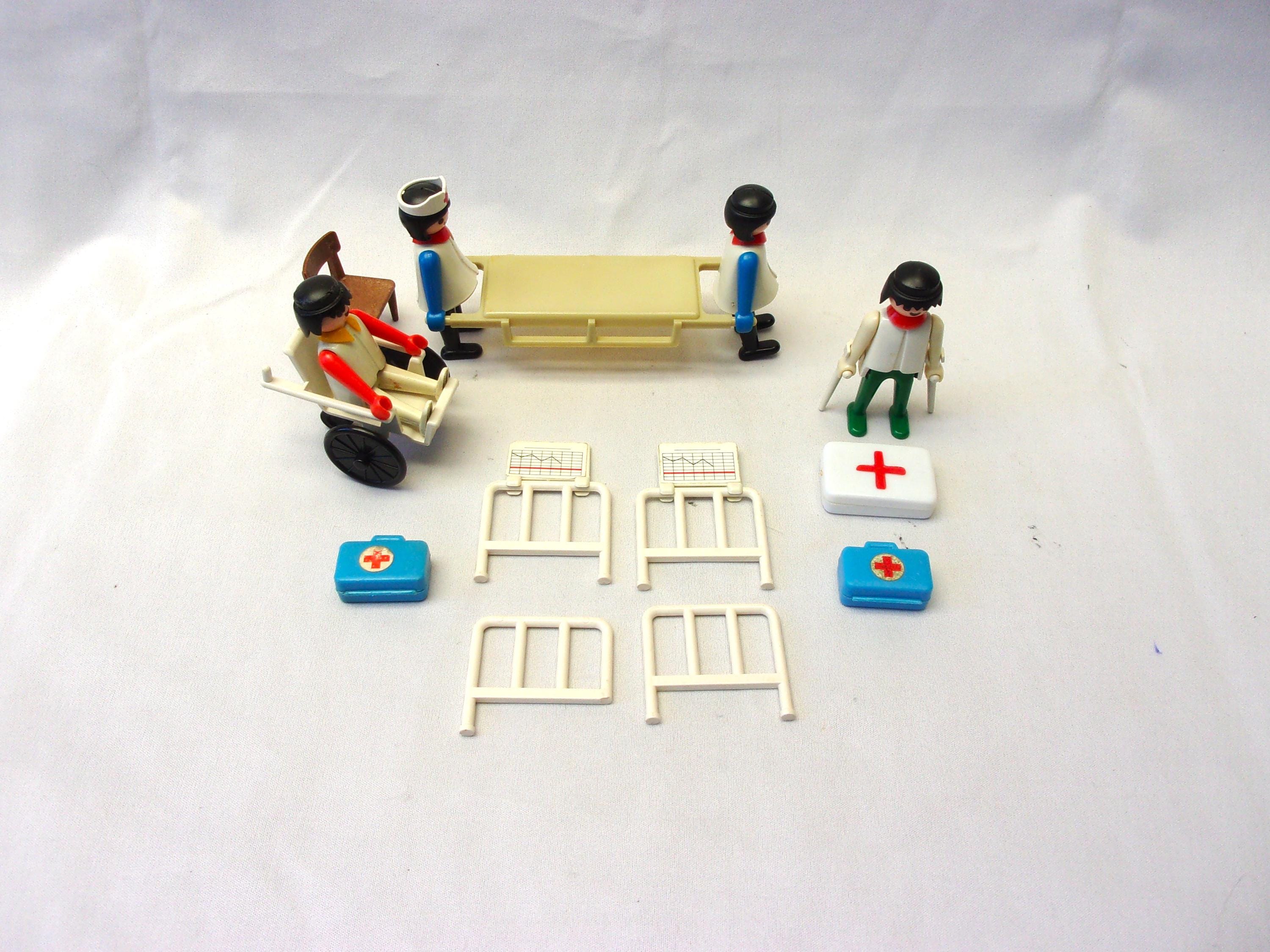 Playmobil Chirurgien Hôpital - Figurine Occasion En Bon état