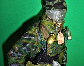 Handmade Vietnam War Green Beret Action Figure: OOAK Display Model
