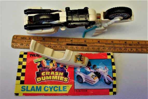 Vintage 1992 Crash Test Dummies Slam Cycle by Tyco in