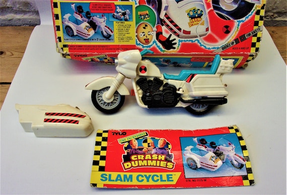 Vintage 1992 Crash Test Dummies Slam Cycle by Tyco in