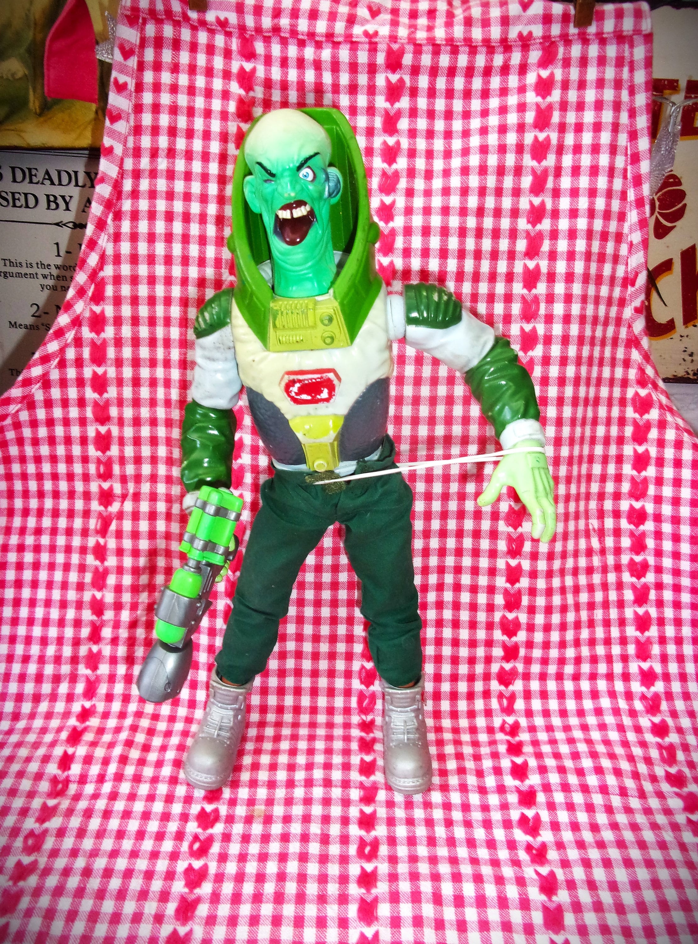 FIGURINE Action Man Prof Gangrene Hasbro 2001 mécanisme ok 32 cm