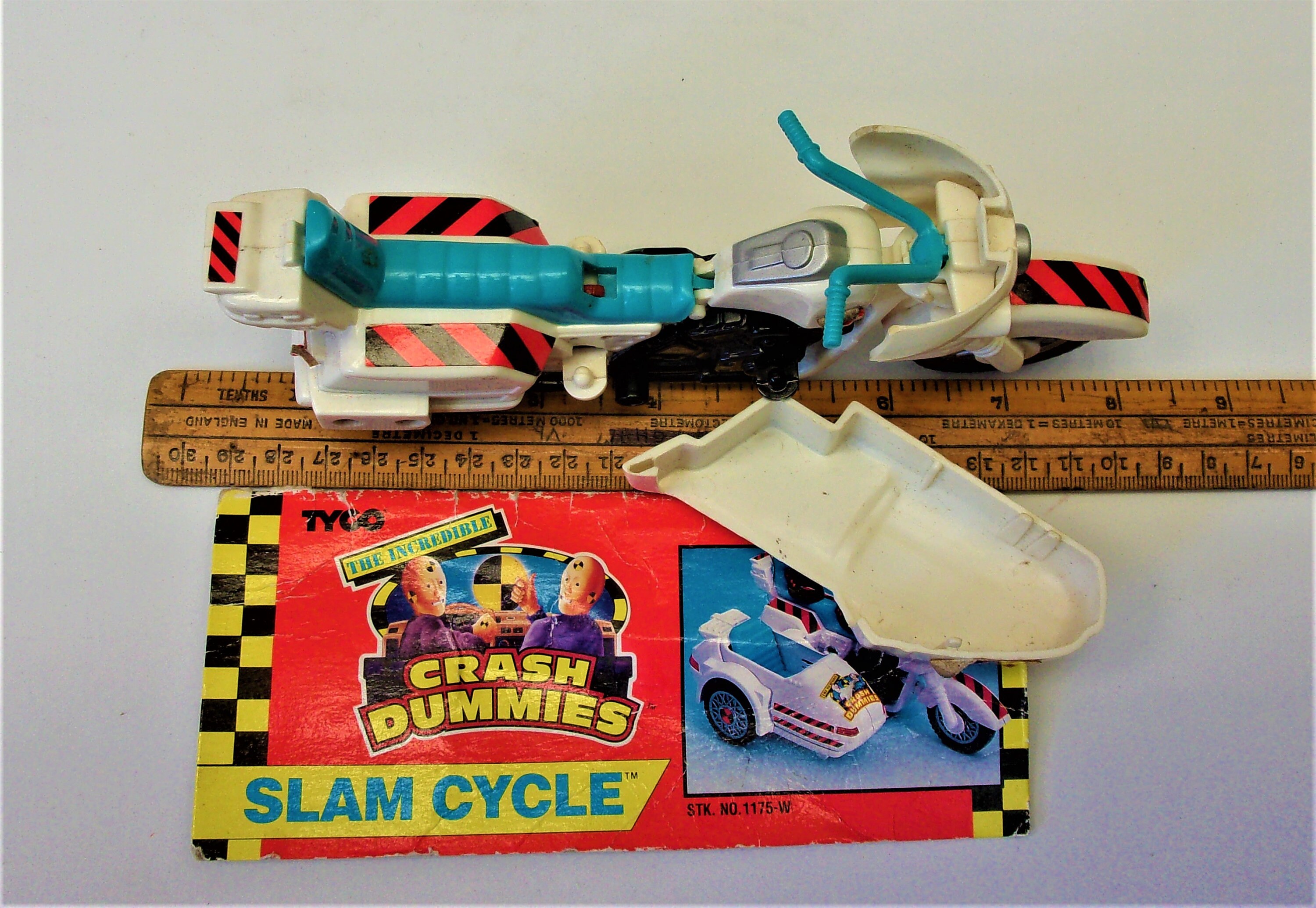 Vintage 1992 Crash Test Dummies Slam Cycle by Tyco in