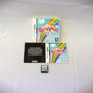 Vintage 2005 Nintendo Games Bust a Move DS in Box for Nintendo DS Plus Instructions + Leaflet for hand held Game Console Pre Played