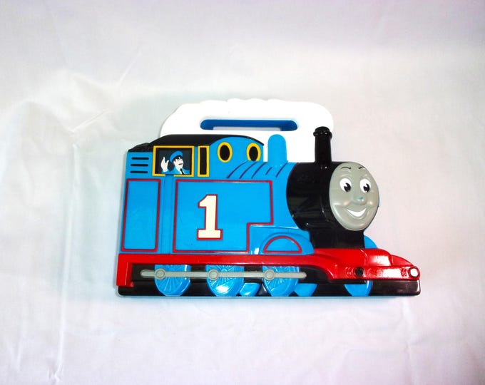 Vintage Thomas the Tank Engine Carry Case With Toy Character Train and ...