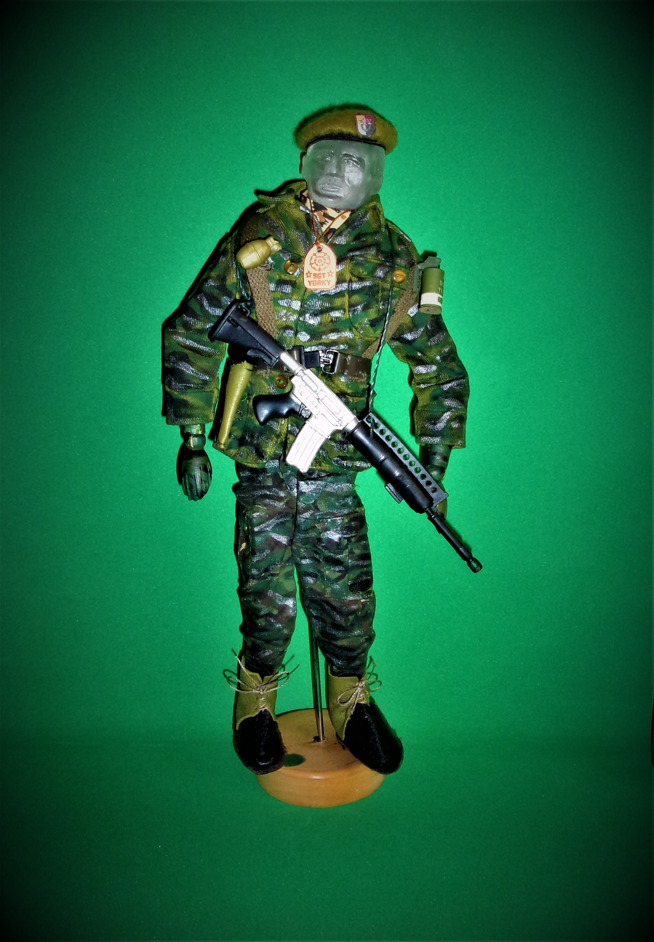 Handmade Vietnam War Green Beret Action Figure: OOAK Display Model