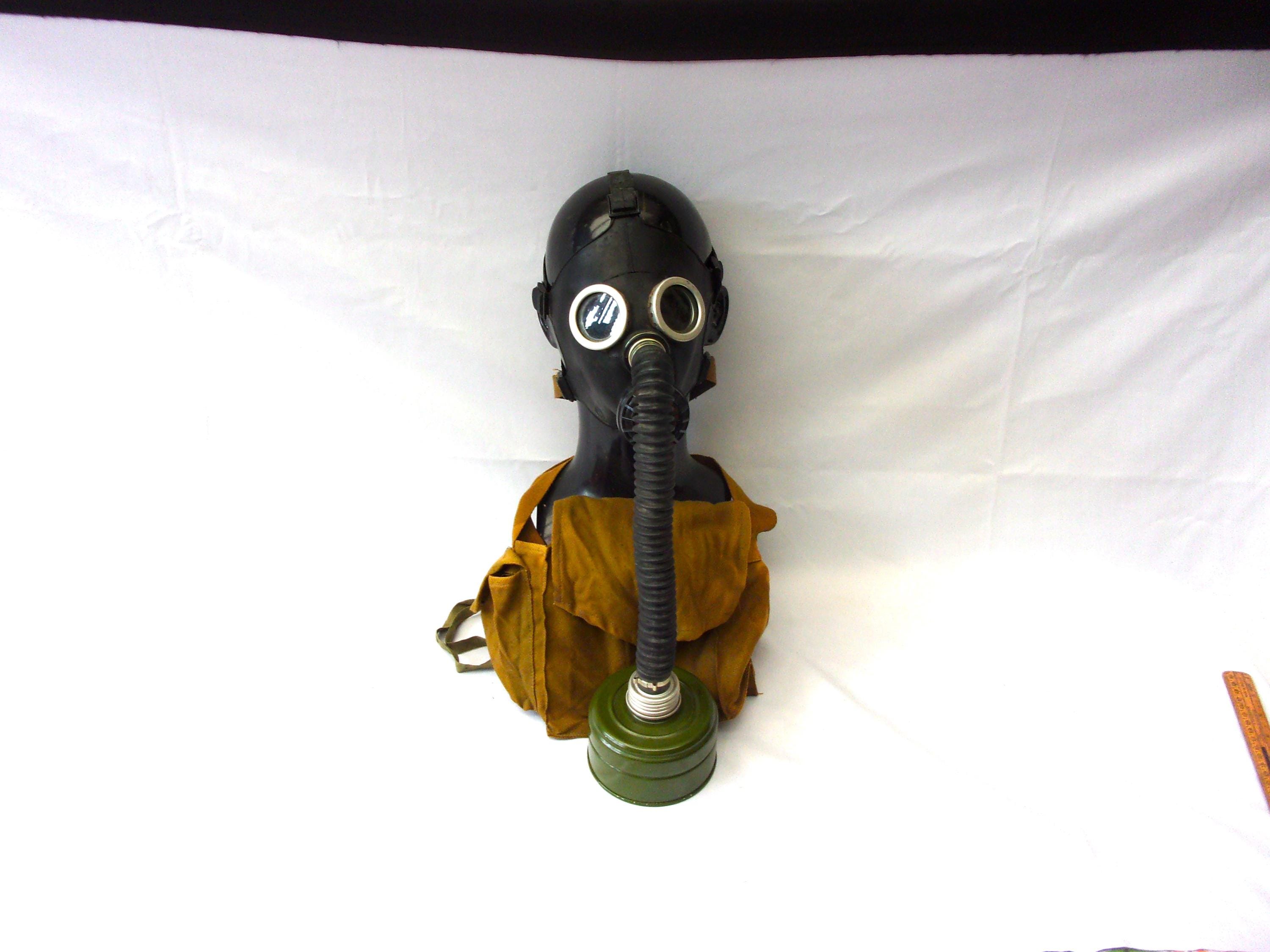 Original Russian PDF-D Black Child Gas Mask Cold War Surplus