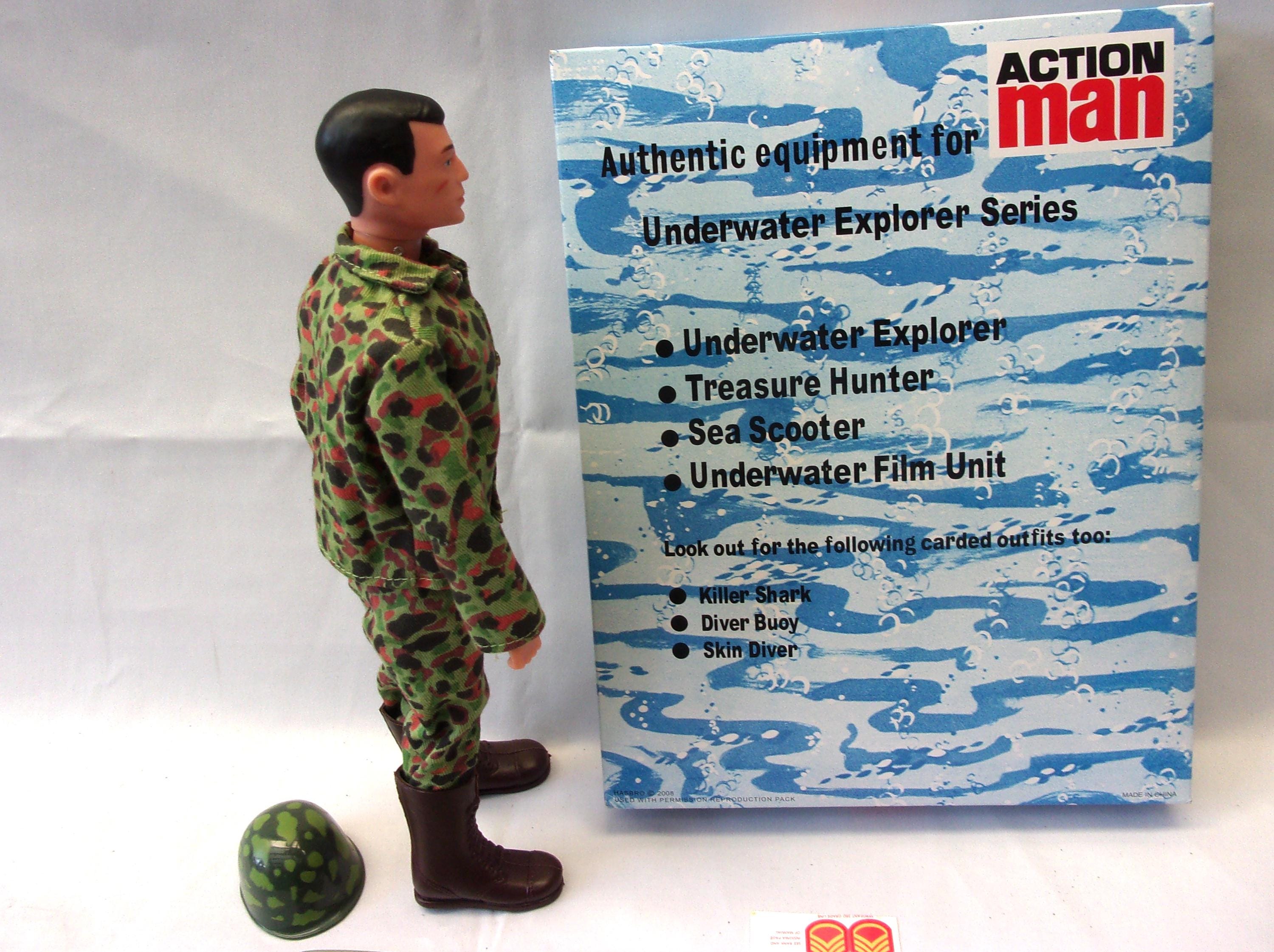 ヴィンテージ アクションマン 水中探検セット & GIジョー マリーン