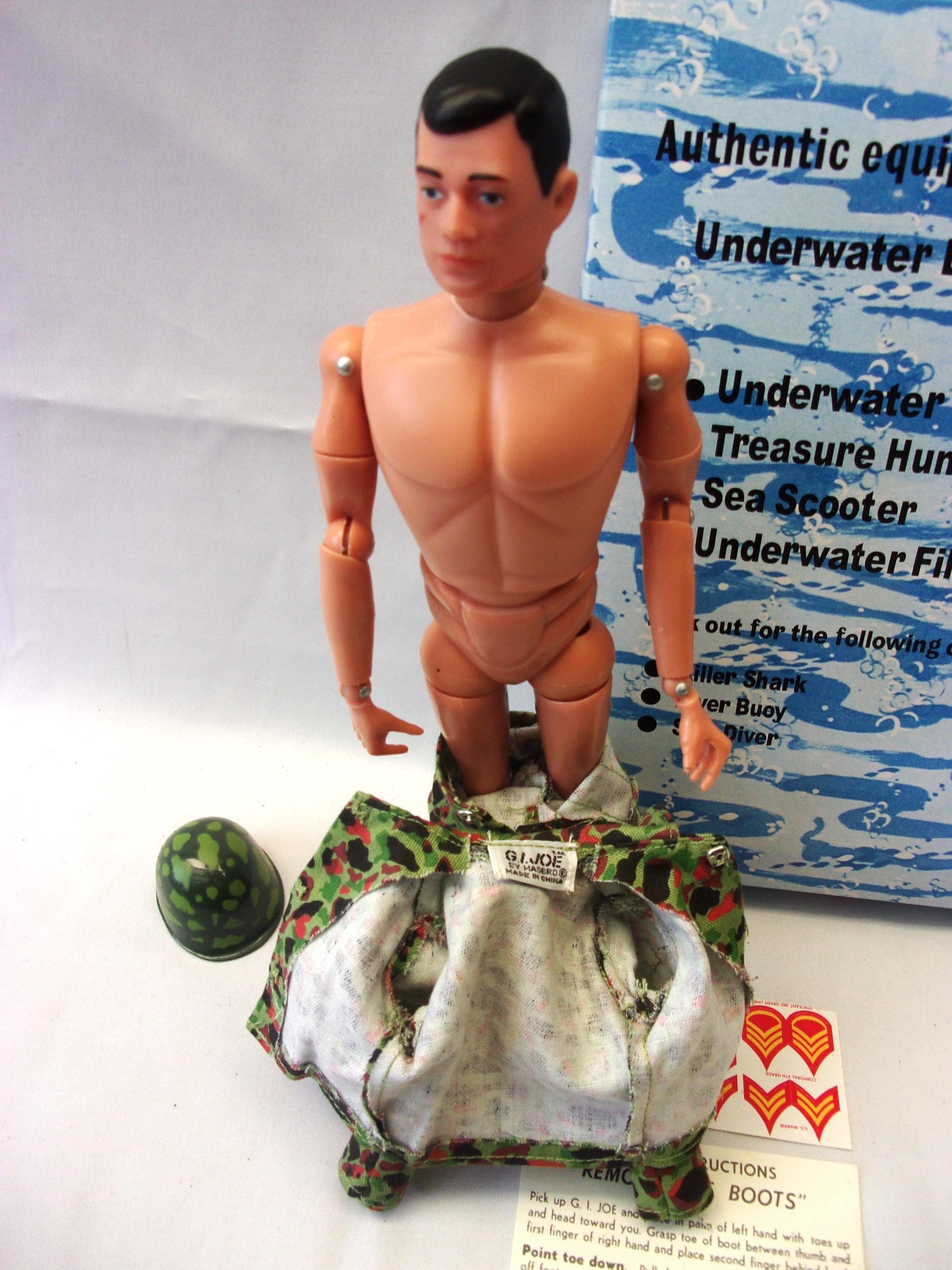 ヴィンテージ アクションマン 水中探検セット & GIジョー マリーン