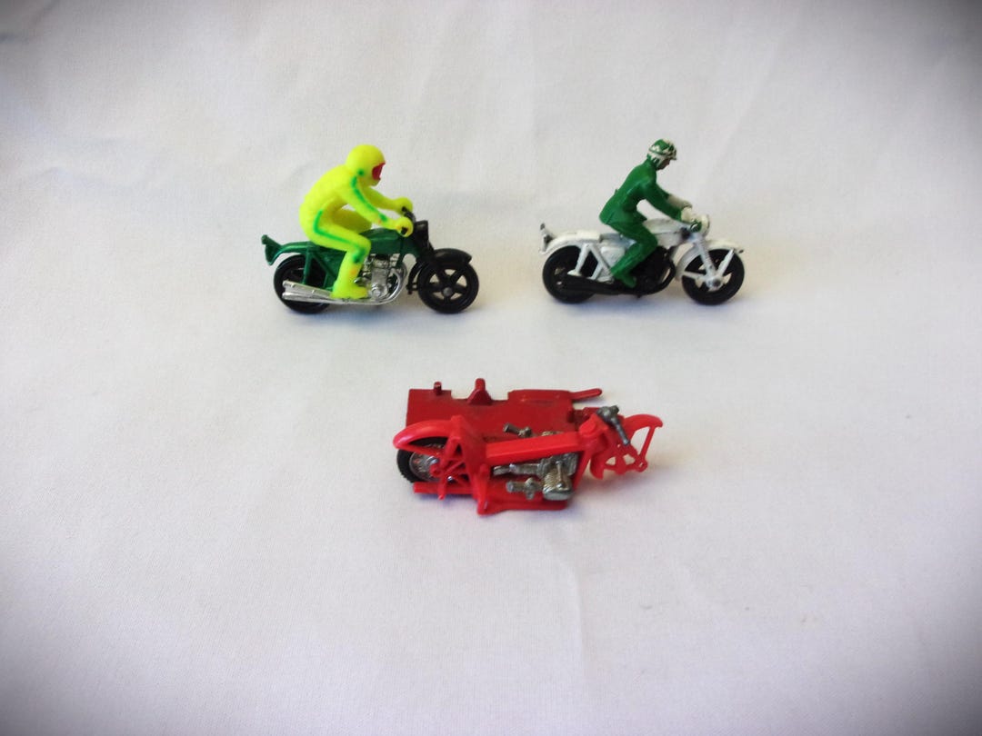 Vintage 70s Toy Motorcycles X 3 Honda 750 German Police No 33 Hondarora ...