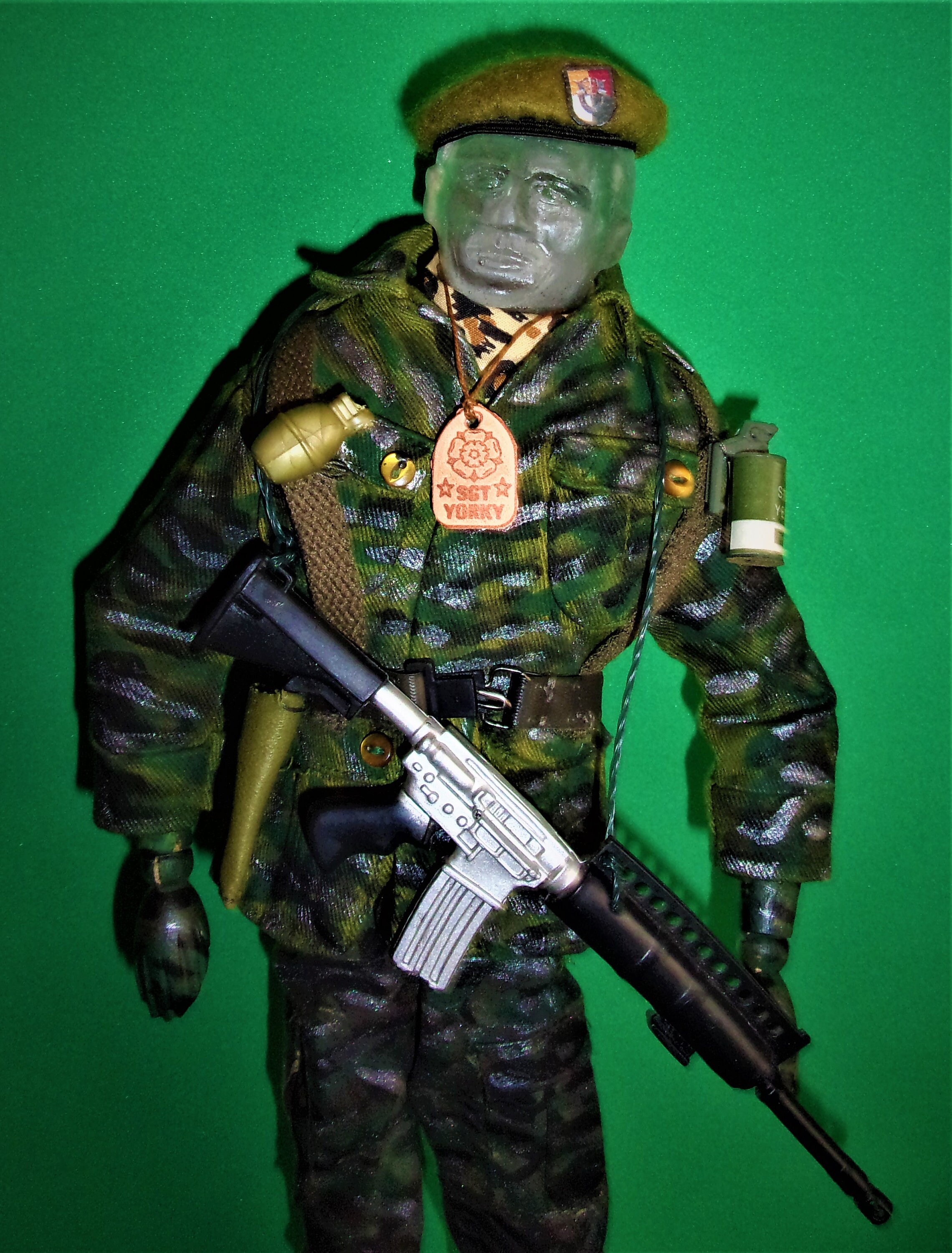 Handmade Vietnam War Green Beret Action Figure: OOAK Display Model
