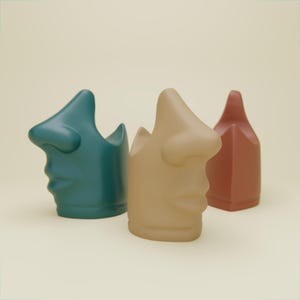 Eyeglass holder - nose-shaped eyeglass holder - 3D printing