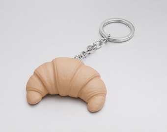 Croissant Keychain – Original Accessory – 3D Printed