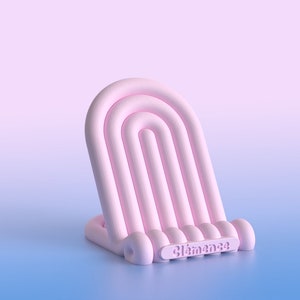 Customizable phone stand - unique gift - 3D printing