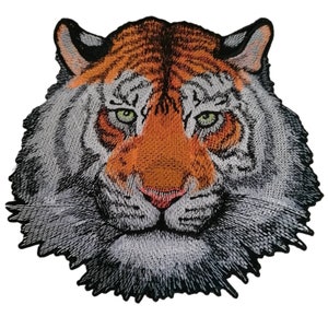 tiger embroidered patch