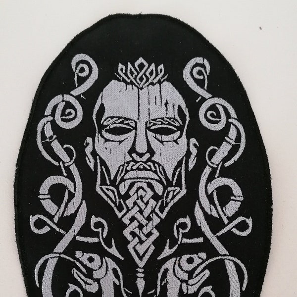 Viking geborduurd patch walhalla