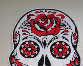 Skull Embroidered Patch
