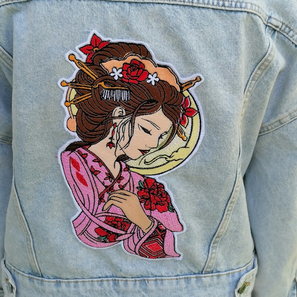 patch brodé femme asiatique