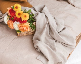 Coperta in lino naturale, coperta in lino non tinto, coperta rustica in lino, coperta da letto in lino, coperta estiva naturale, coperta in lino per divano.