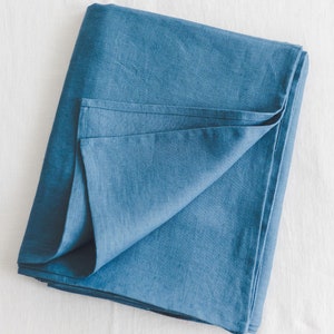 Linen Flat Sheet Set for Queen, King, Twin – Breathable & Softened Natural Fabric | Eco-Friendly, Luxury Bed Linen for Comfortable Nights