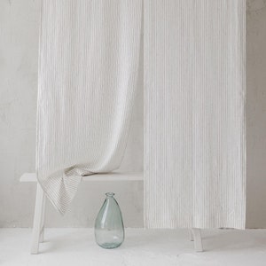 Linen Noren Curtain, Multiple Color Options, Minimalist Room Divider, Japanese Style, Natural Linen Fabric, Handmade Curtain for Doorways.