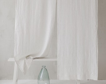 Cortina de lino Noren, múltiples opciones de color, divisor de ambientes minimalista, estilo japonés, tela de lino natural, cortina hecha a mano para puertas.