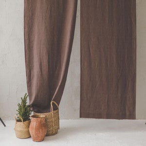 Japanese Noren Curtain, Linen Doorway Divider, Room Separator, Boho Home Decor, Natural Linen Curtain, Handcrafted Linen Noren Panel.